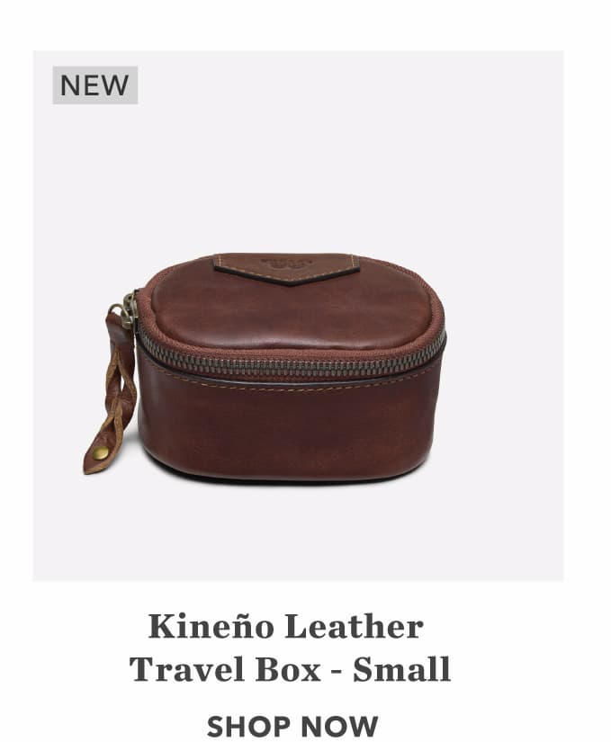  Kineño Leather Travel Box, Small
