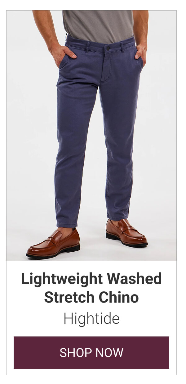 Hightide Lightweight Washed Stretch Chino