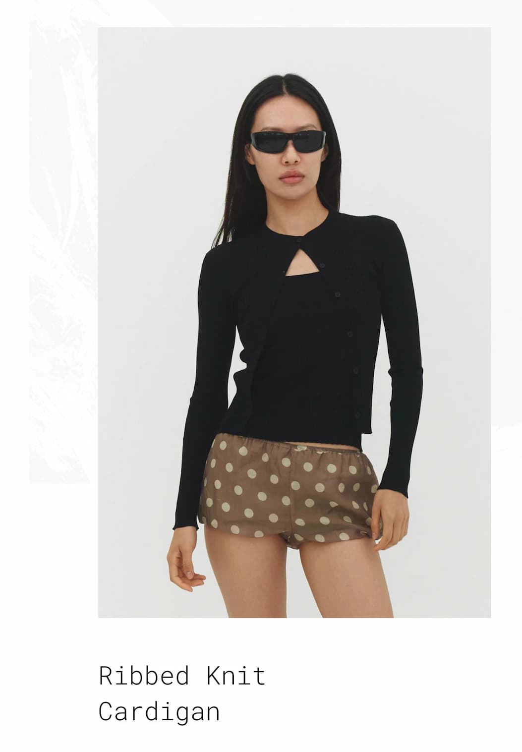 Ribbed Knit Cardigan