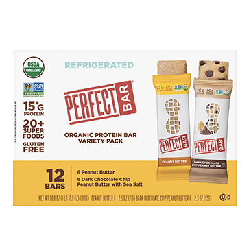 Perfect Bar Organic Protein Bar, Variety Pack