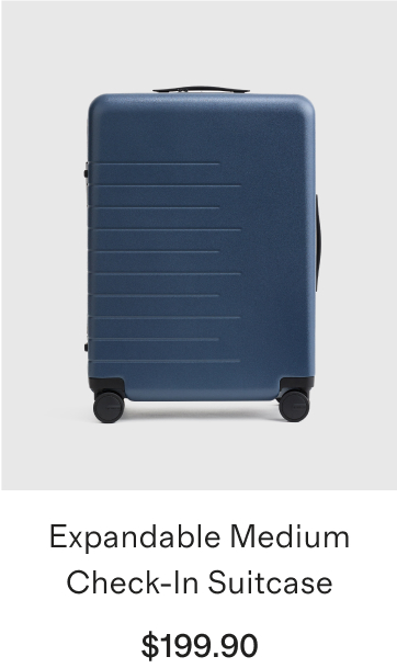 Expandable Medium Check-In Suitcase