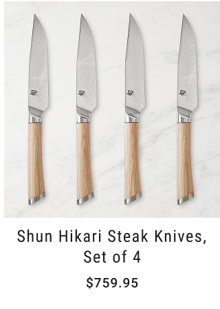 Shun Hikari Steak Knives, Set of 4 $759.95