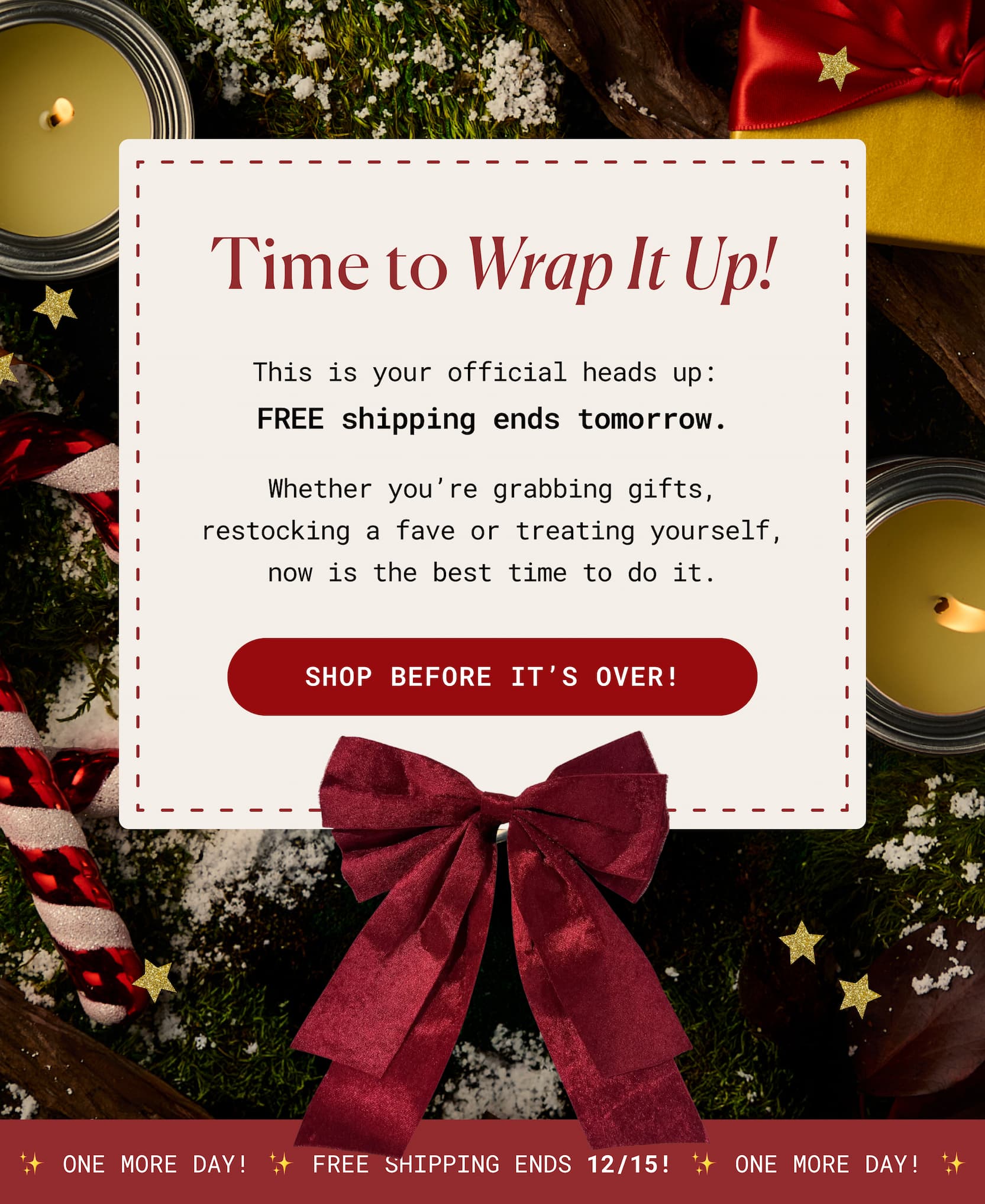 Shop Before It's Over!