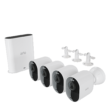 Arlo Ultra 2 Spotlight Camera Wire-Free Security System with Total Security Mount