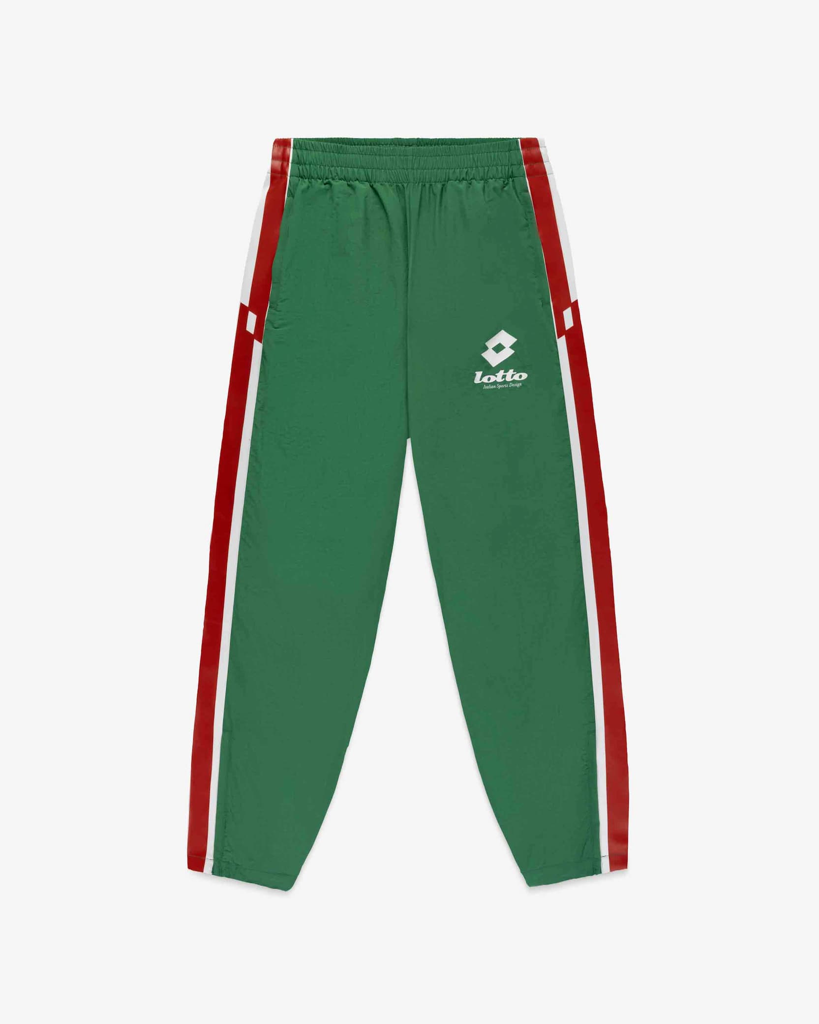Green Red and White Lotto Pant