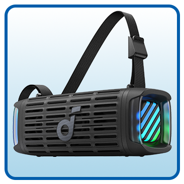 Soundcore Boom 3i Outdoor Bluetooth Speaker, Black