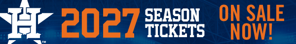 2027 Season Tickets on sale now