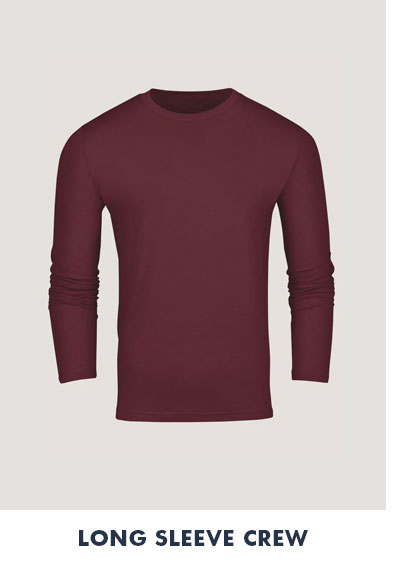 Long sleeve crew