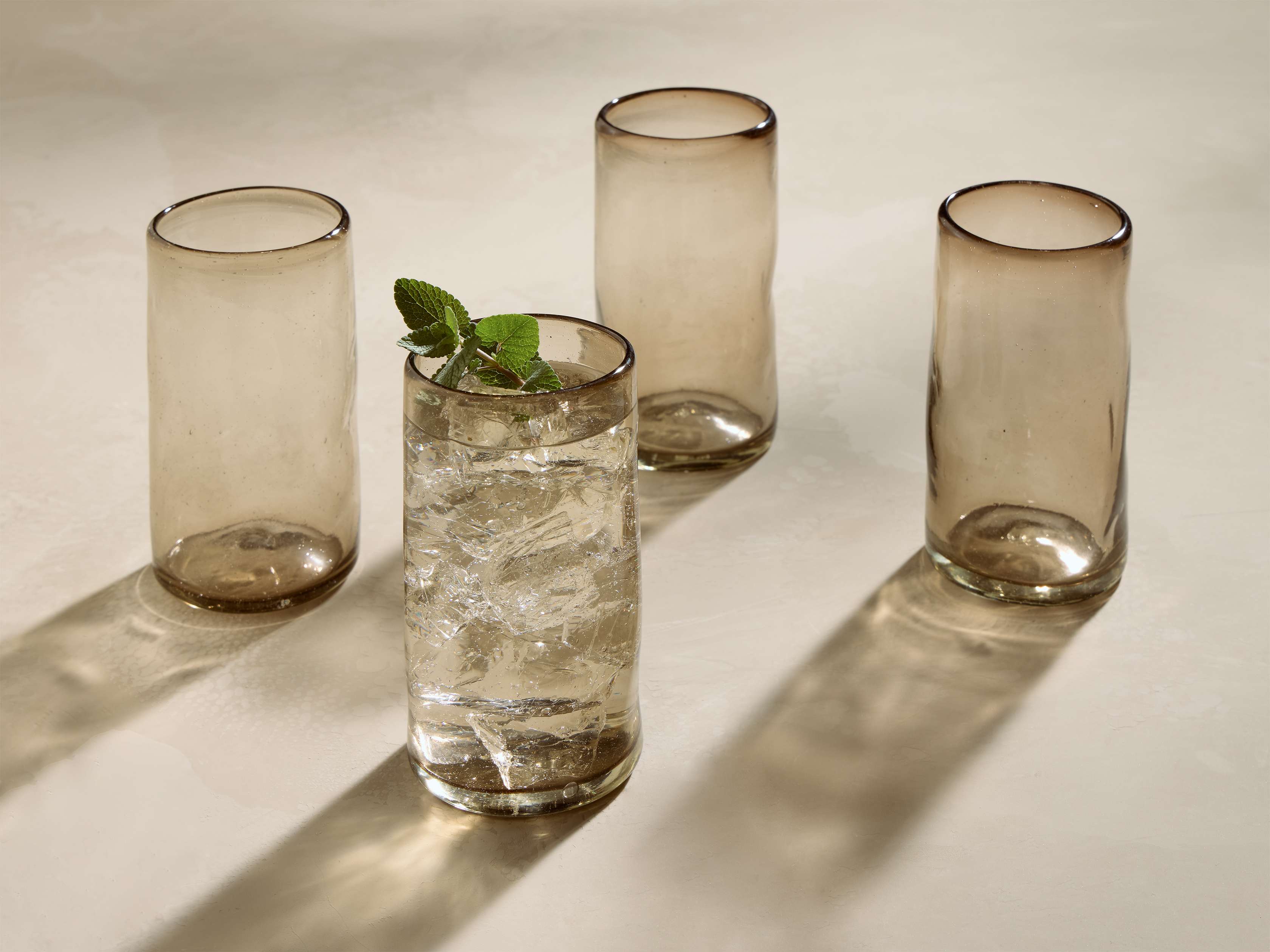 Image of Organic Highball Glasses (Set of 4)