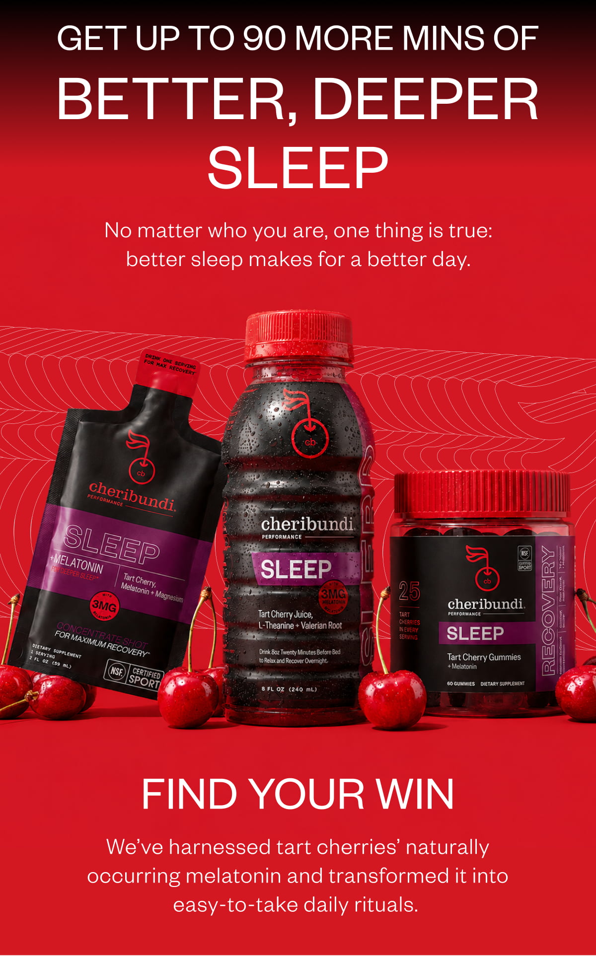Get Up To 90 More Mins Of Better, Deeper Sleep