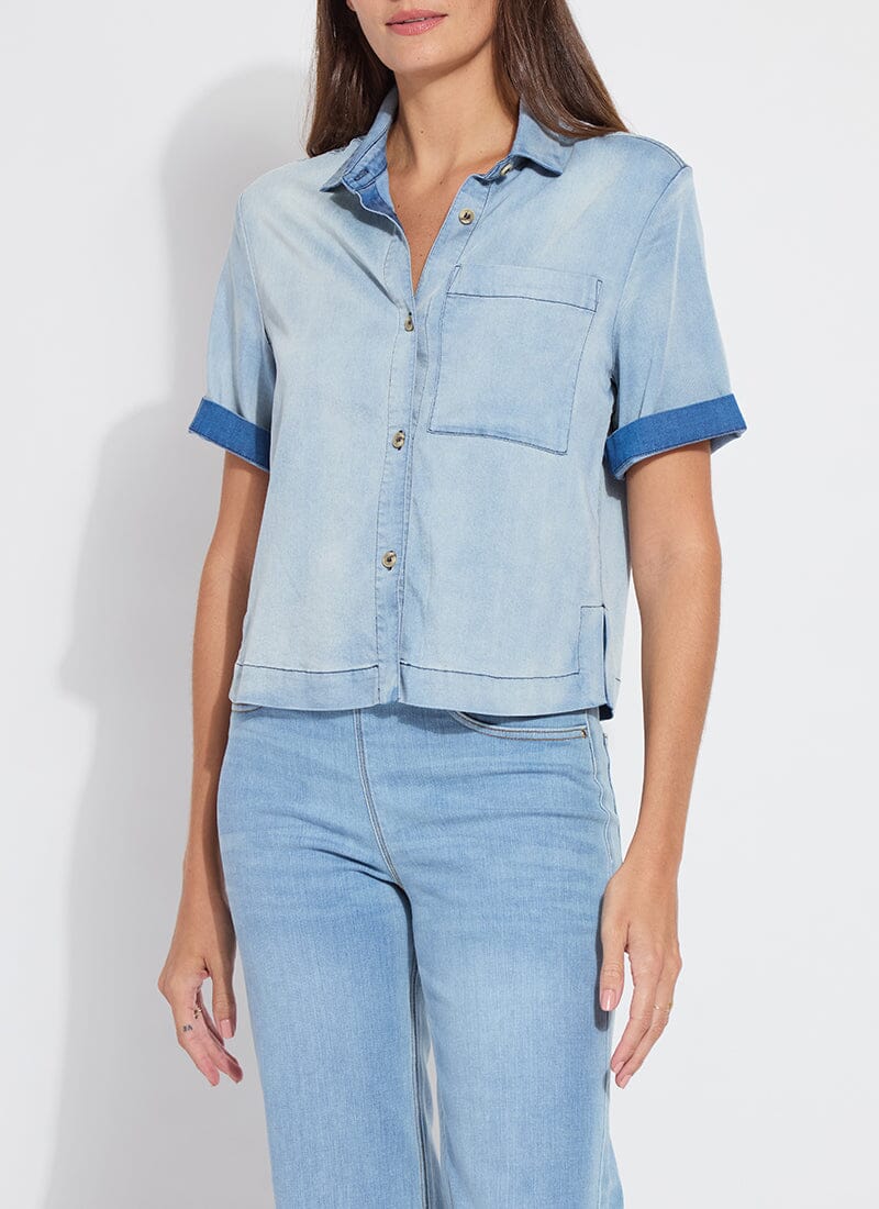 Image of Bianca St Chambray Short Sleeve