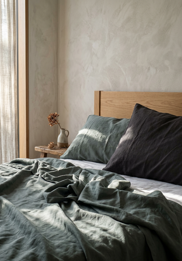 DreamWeave Linen/Cotton Deluxe Sheet Set