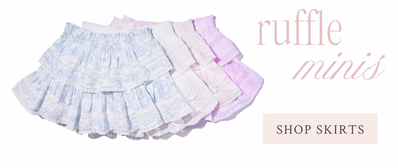 Ruffle Minis <SHOP SKIRTS>