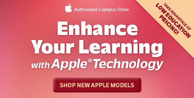 Enhance your learning with Apple Technology SHOP NEW APPLE MODELS