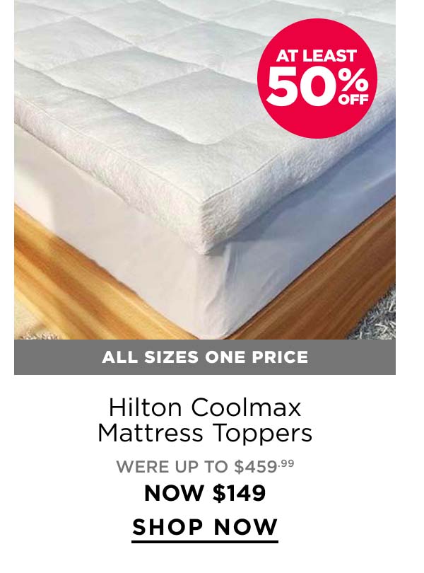 Hilton Coolmax Mattress Toppers