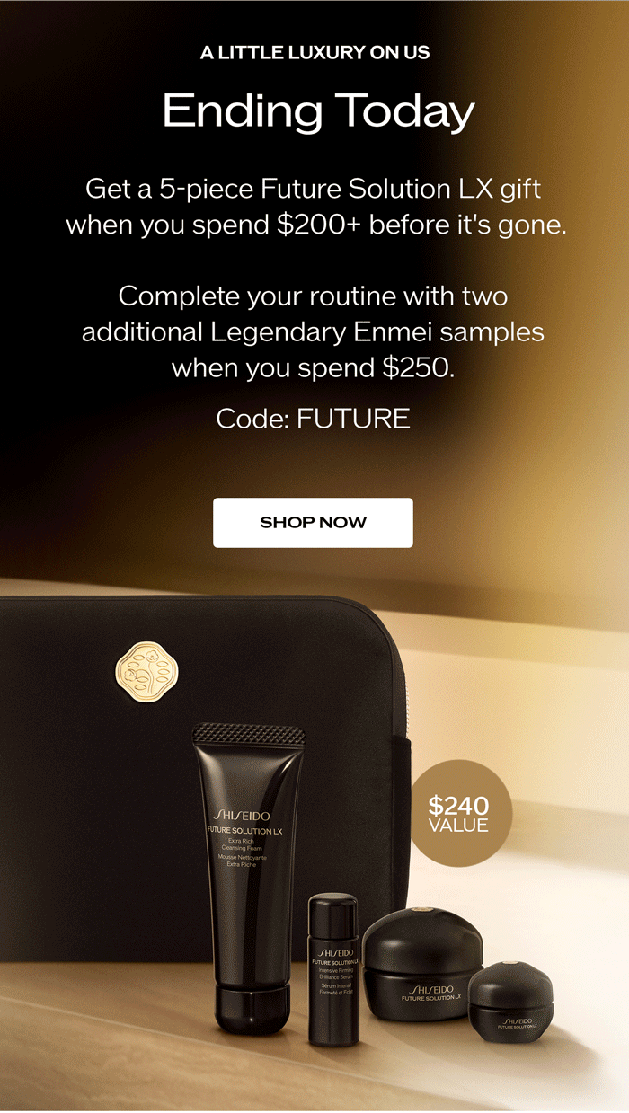 Complete your routine with two additional Legendary Enmei samples when you spend $250