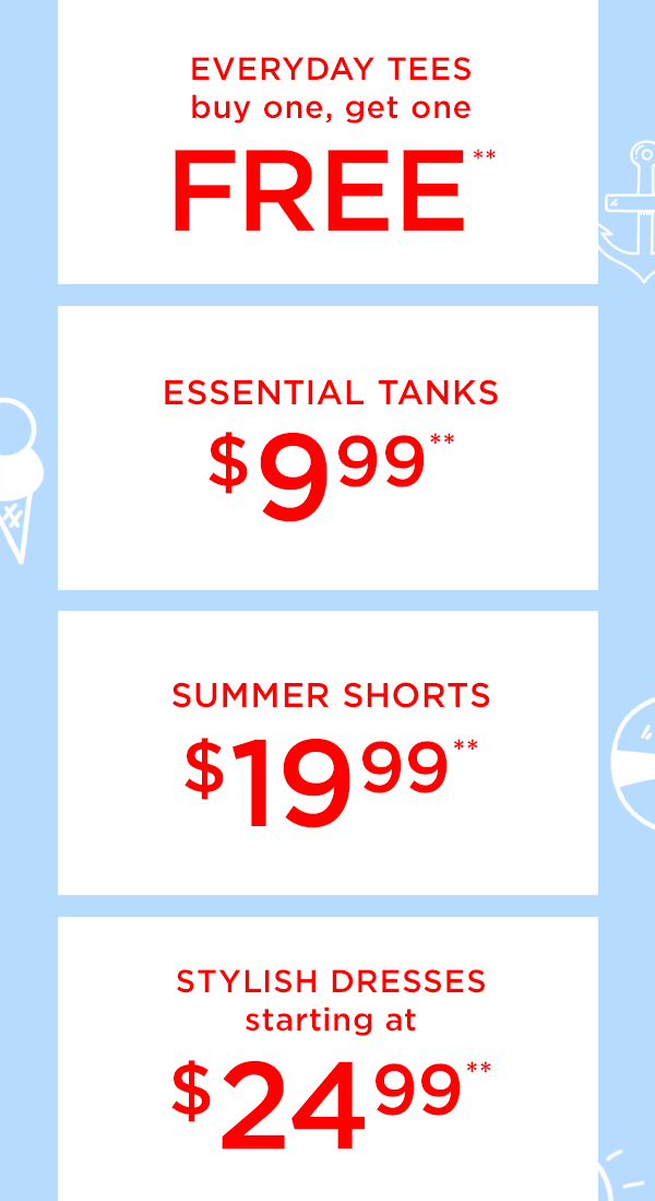 Essential Tanks $9.99
