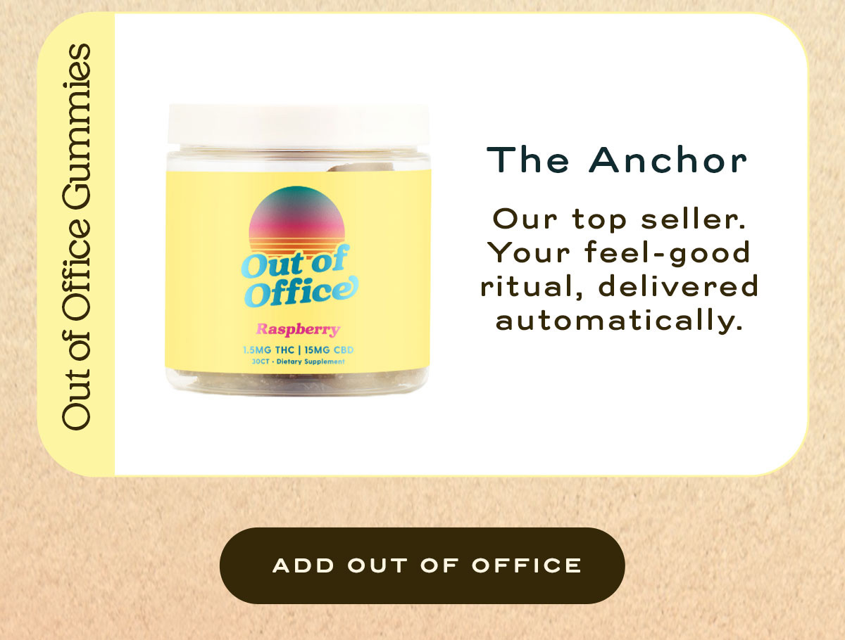 The Anchor | Out of Office Gummies | Add out of office 