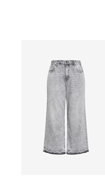 Shop the Harley Fit Wide Leg Crop Jean