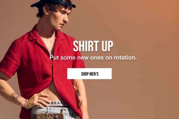 Shirt up. Put some new ones on rotation. Shop Men's Shirt