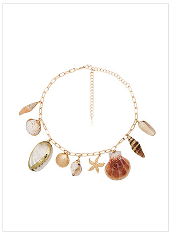 ETTIKA Private Island Assorted Shell Necklace
