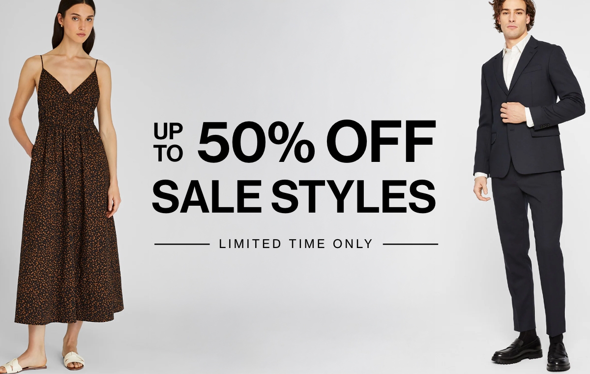 Up to 50% off sale styles