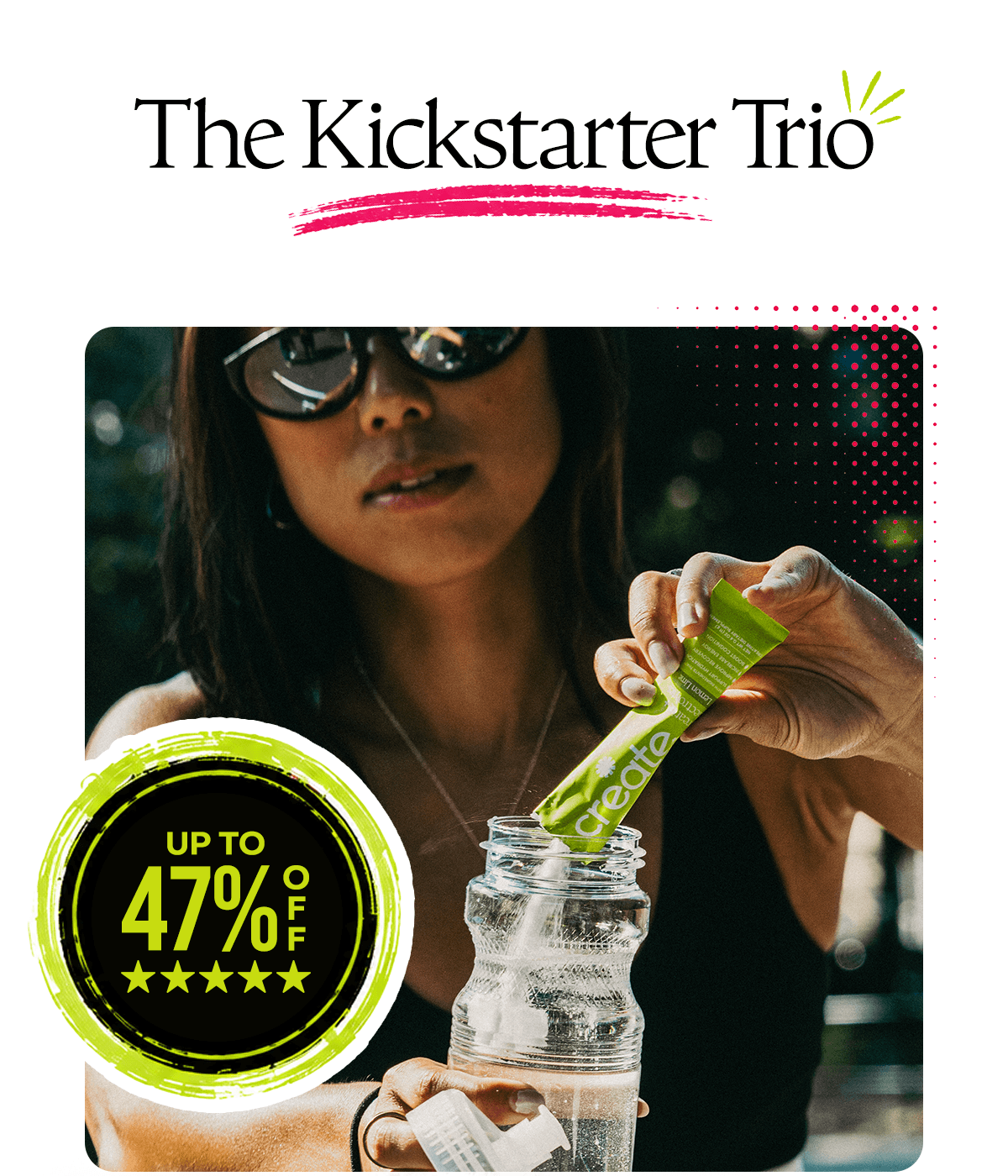 The kickstarter trio