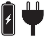 Battery electric icon