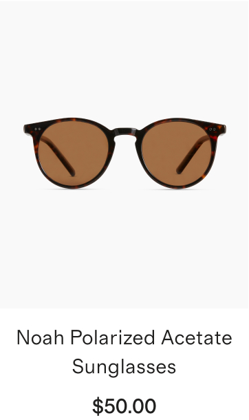 Noah Polarized Acetate Sunglasses