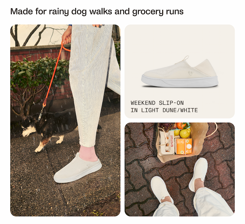 Made for rainy dog walks and grocery runs