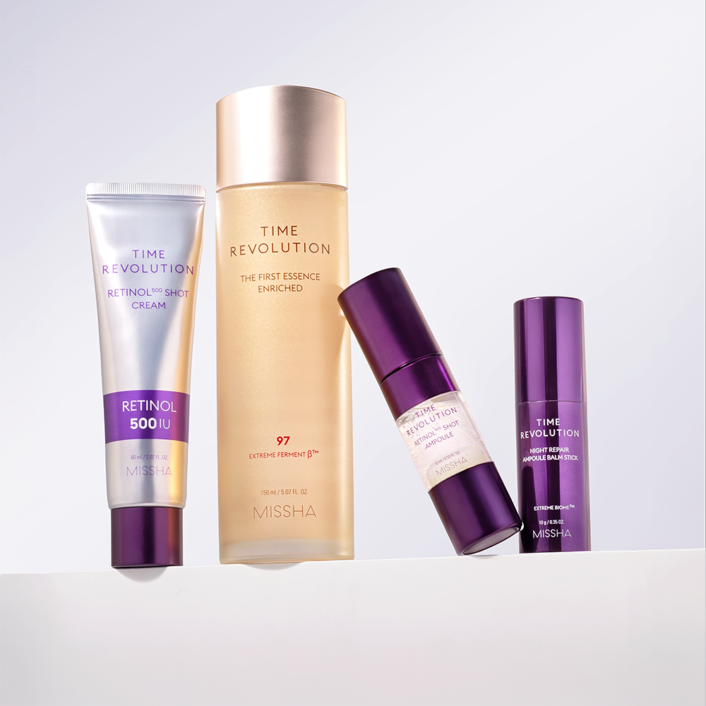 Image of Time Revolution Anti-Aging K-Beauty Skincare Routine Kit
