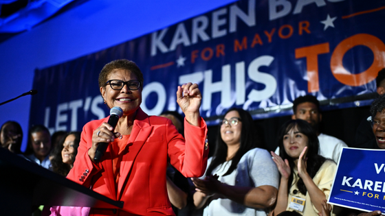 Los Angeles Mayor Karen Bass.