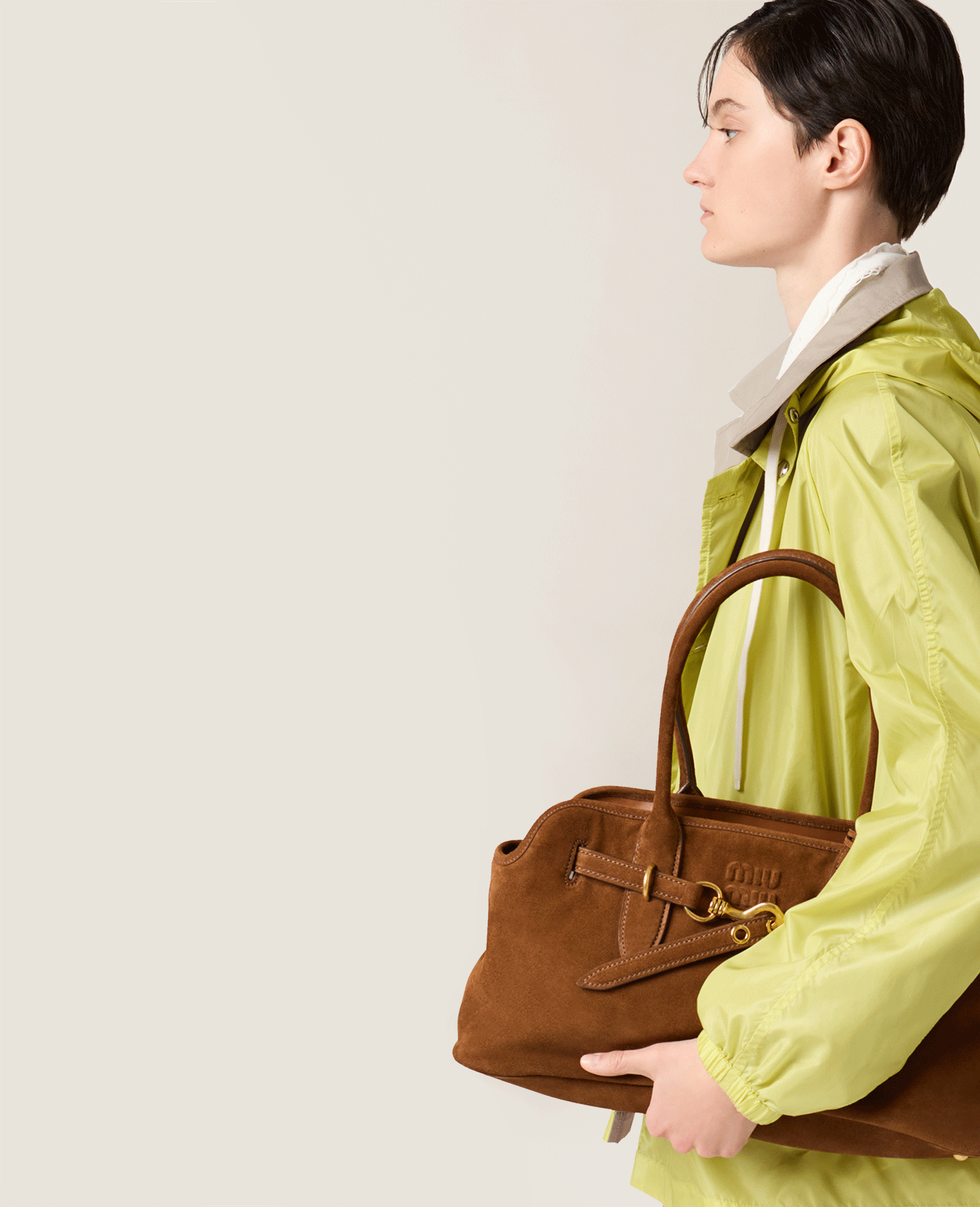 Miu Miu Aventure Suede Bag