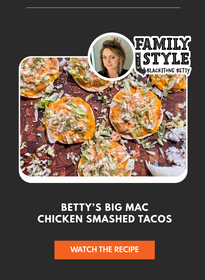 Betty’s Big Mac Chicken Smasked Tacos