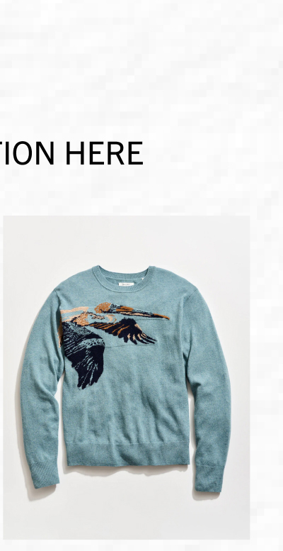 Bradley Gordon x Billy Reid Pelican Sweater