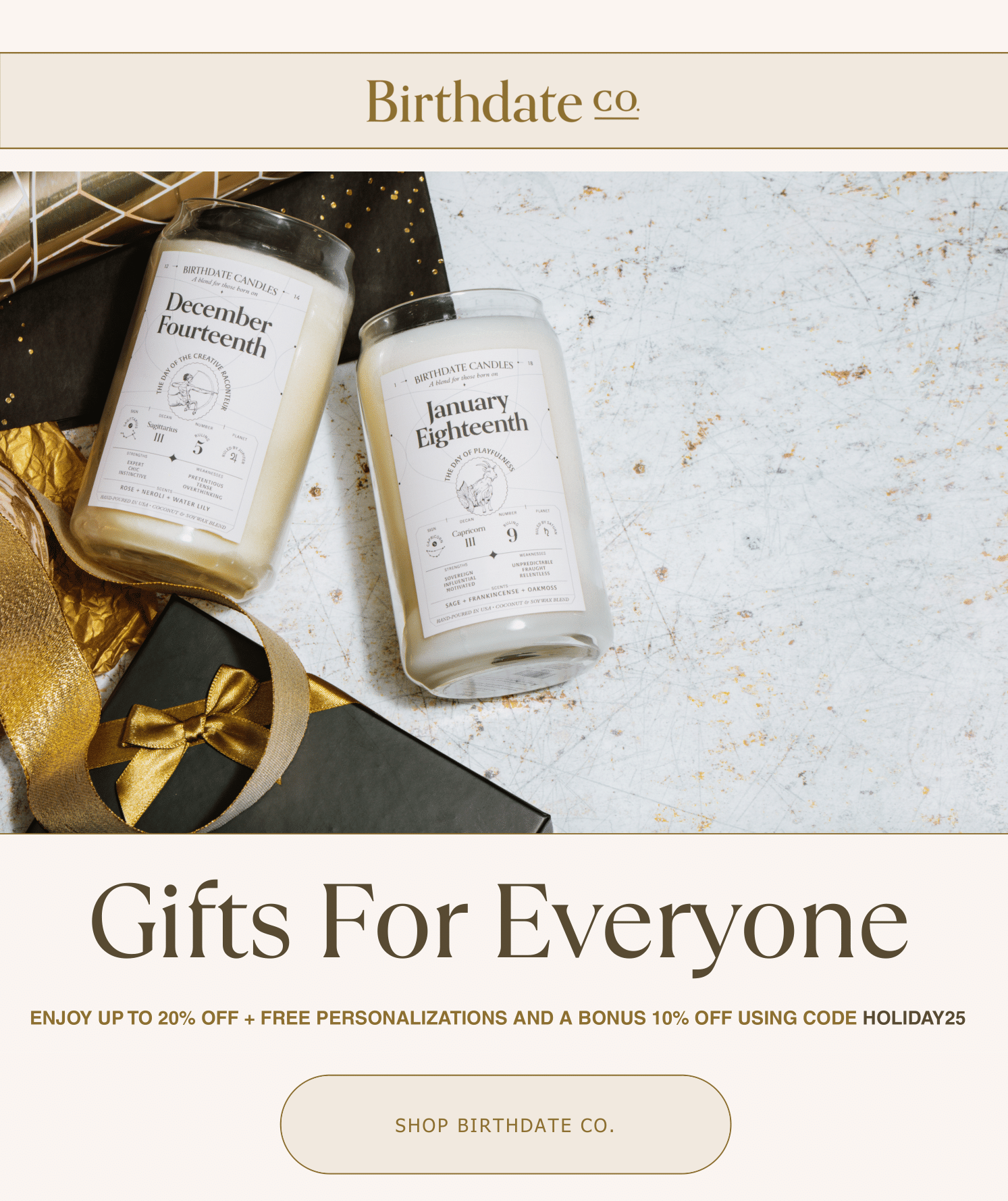 Gifts For Everyone- Birthdate Co.