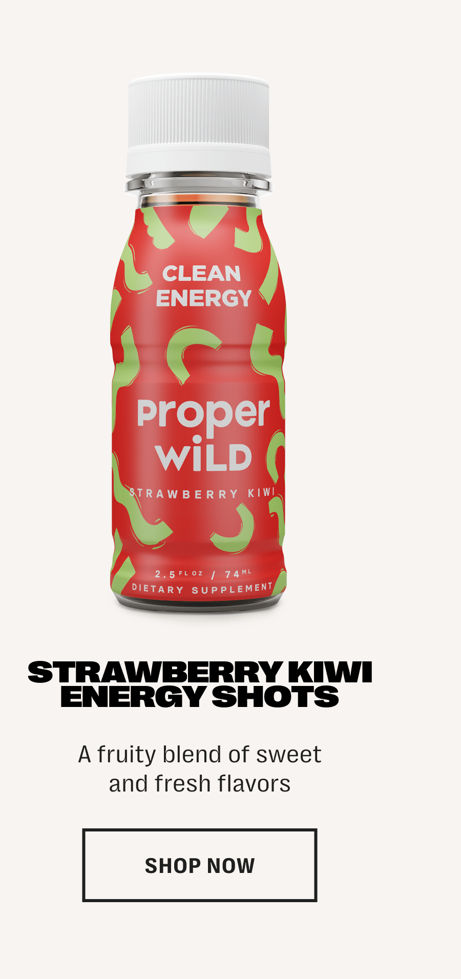 strawberry kiwi energy shots - a fruity blend of sweet and fresh flavors - shop now