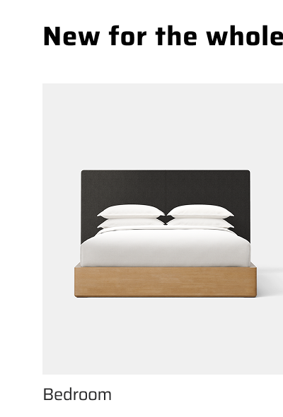 New for the whole home. Bedroom