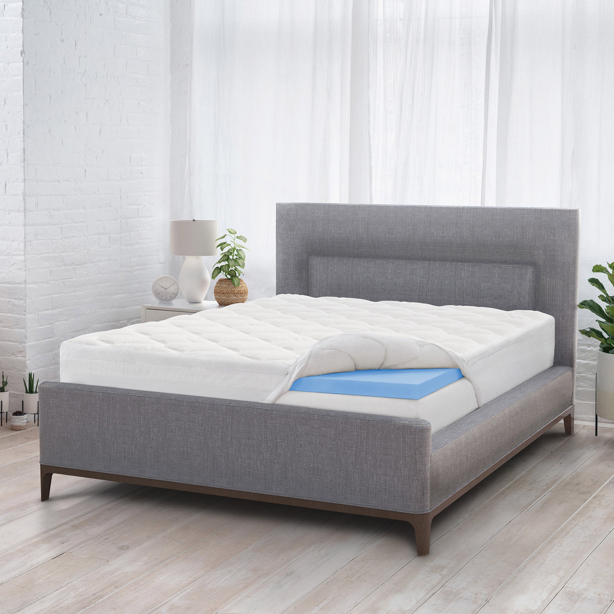 Novaform Pillow Top Gel Memory Foam Mattress Toppers