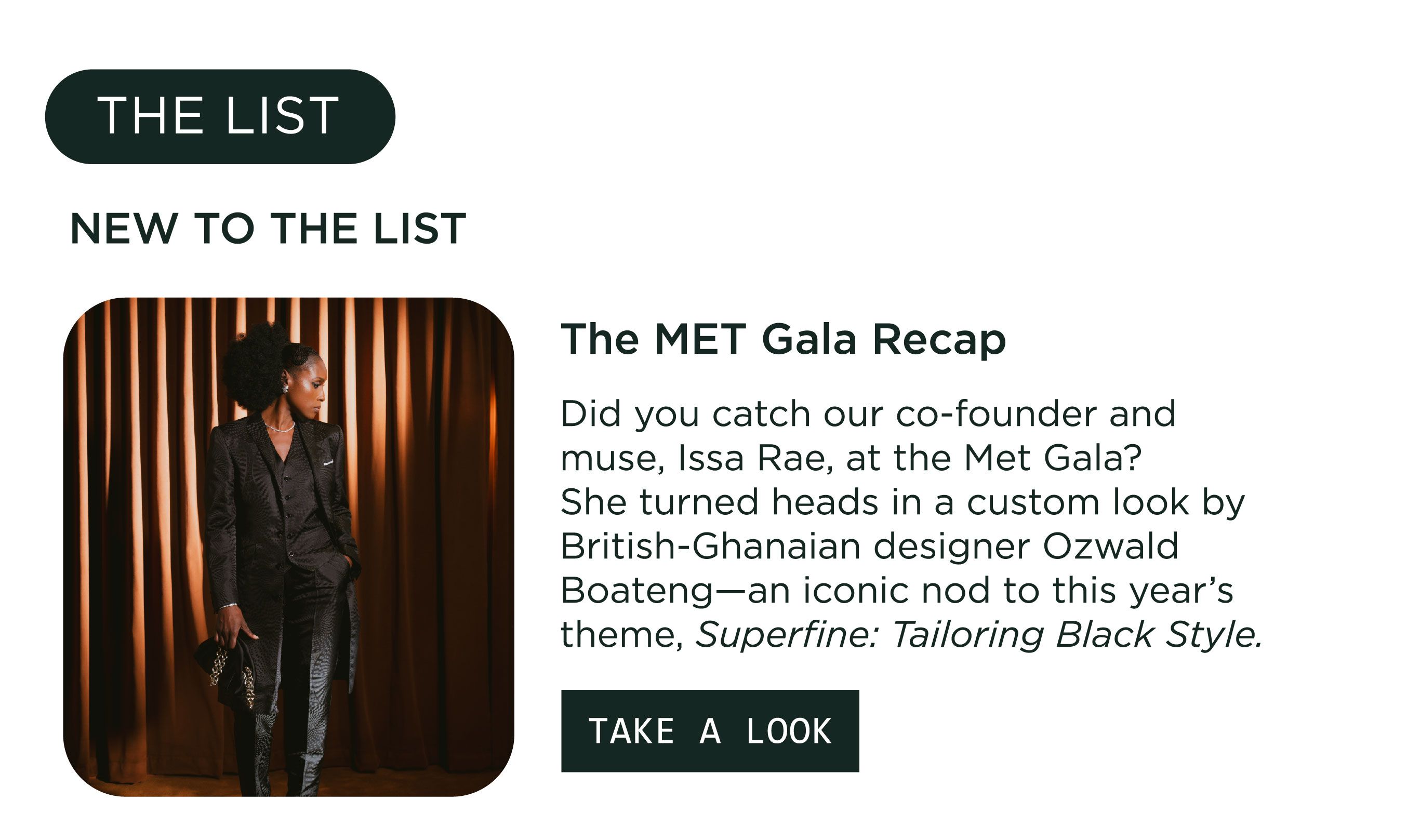Issa at The Met Gala