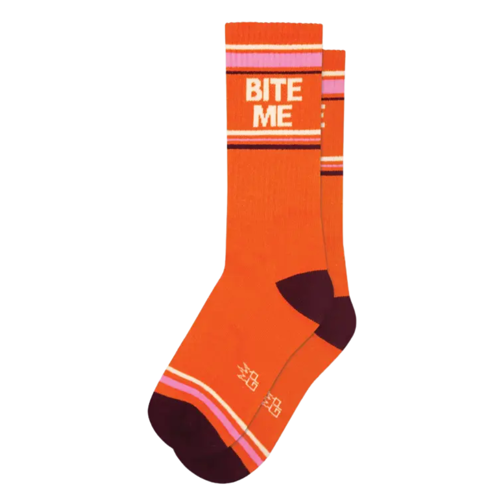 Image of Bite Me Gym Crew Socks