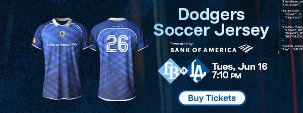 Dodgres Soccer Jersey - June 16