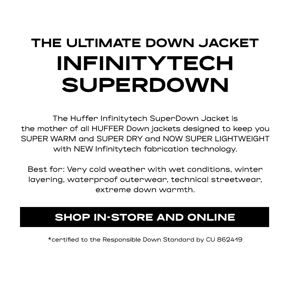 SHOP INFINITYTECH SUPERDOWN