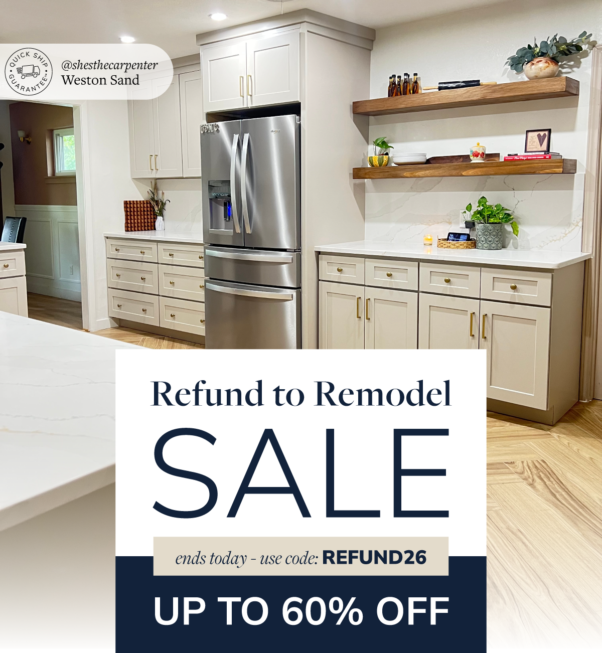 Refund to Remodel Sale: Up to 60% Off Ends Today
