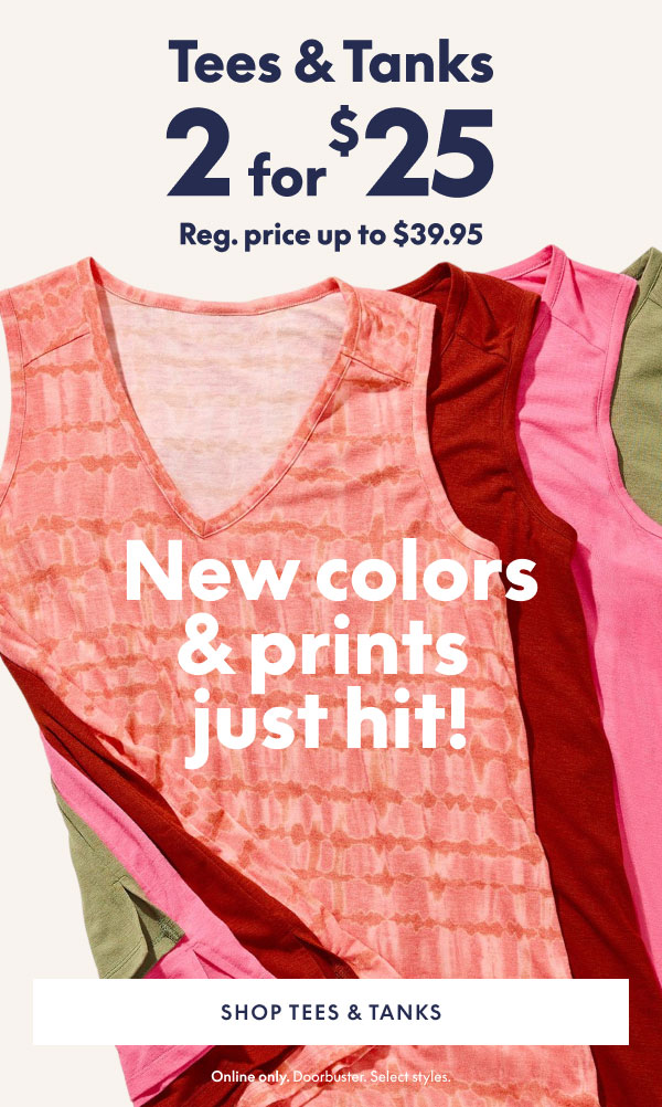 Tees & Tanks 2 for $25