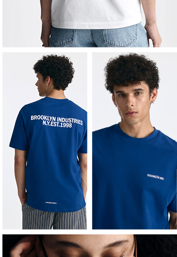 Men's Logo T-Shirt Navy Peony