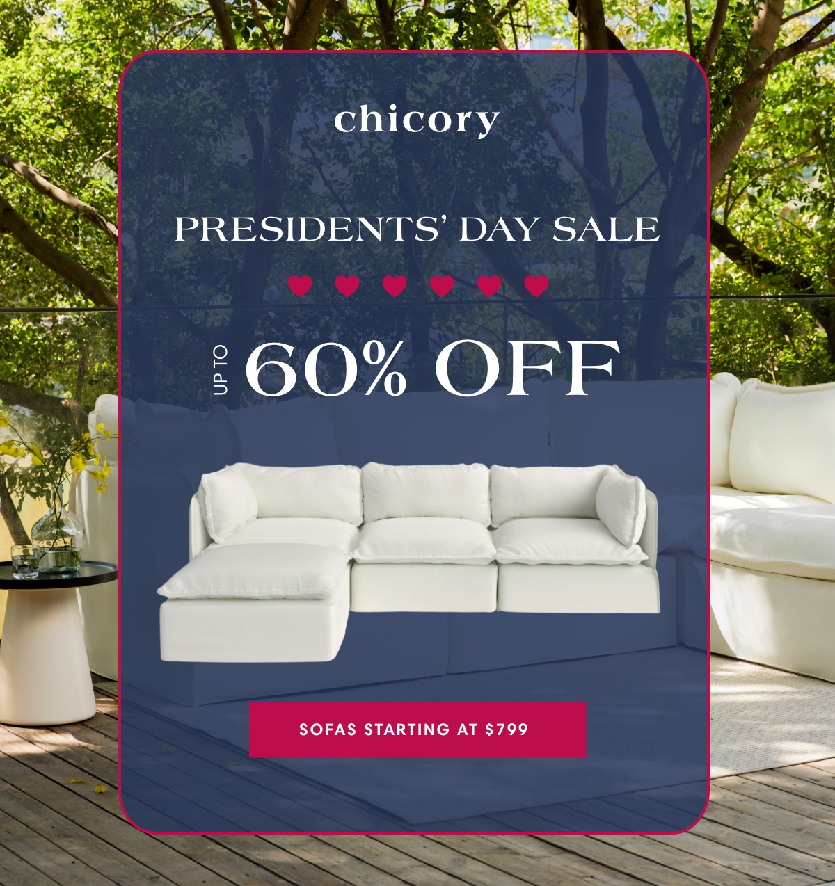 Presidents’ Day Sale