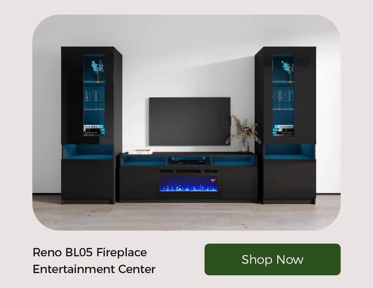 Reno BL05 Fireplace Entertainment Center