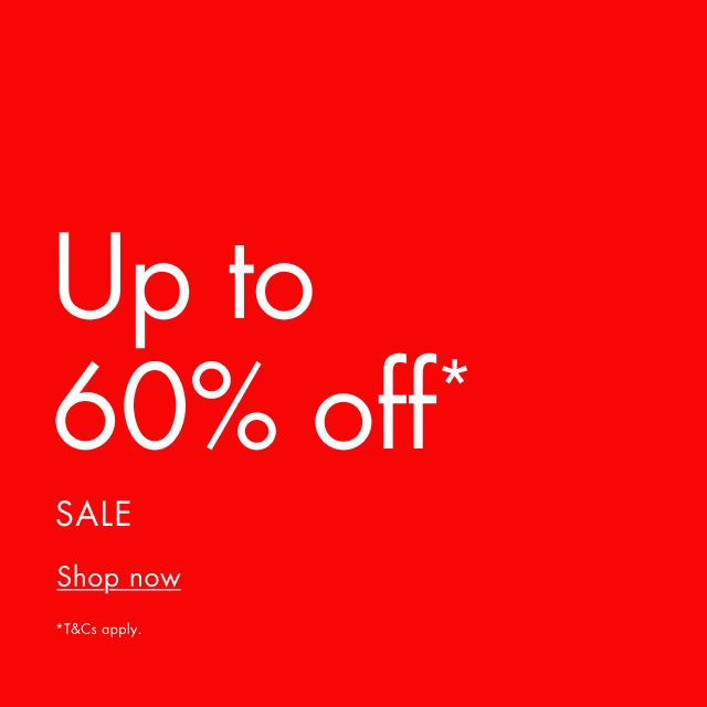 Up to 60% off Sale