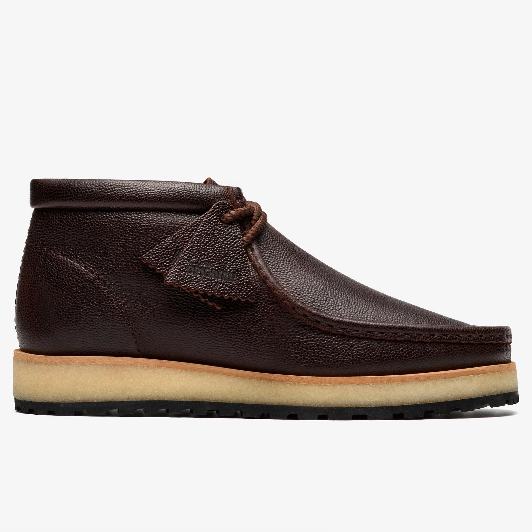 Shop Wallabee Scout Brown Scotch Grain